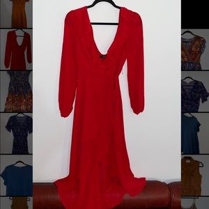 Sexy Red Cocktail Dress